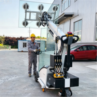 Manipulateur de verre à aspiration autopropulsé, conception modulaire, équipement de levage sur roues pour un transport facile