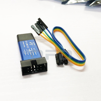 Kit de programador USB ST-Link V2, cubierta azul/roja, mini Simulador de descarga, programador de descarga para STM8 STM32
