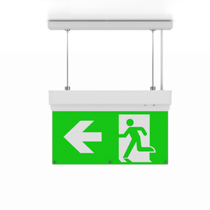 Señalización LED <span class=keywords><strong>de</strong></span> <span class=keywords><strong>Salida</strong></span> <span class=keywords><strong>de</strong></span> <span class=keywords><strong>Emergencia</strong></span> 6 en 1 Montada en Riel, Luminaria Profesional IP20 para Interiores, Ajustable, con Alcance <span class=keywords><strong>de</strong></span> Visión <span class=keywords><strong>de</strong></span> 30m - Product Image 3