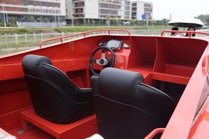 Lancha de Aluminio Compacta con Parabrisas Anticolisión, Embarcación Deportiva Personal a Motor para Lago, en Venta - Product Image 1