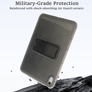 Thạch Trong Suốt Kết Cấu PC Bìa Phẳng Đứng Thông Minh Bảo Vệ Trường Hợp Cho iPad Không Khí 2/iPad 5 (2017)/iPad 6 - Product Image 5
