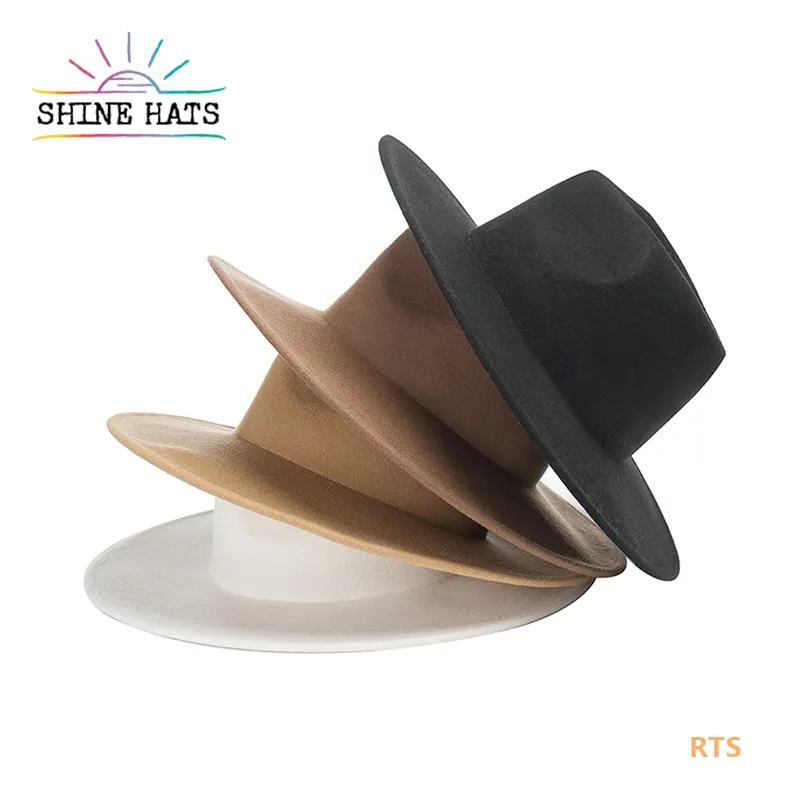 Shinehats OEM sombrero de fieltro men hats formal mens dress hats fedora