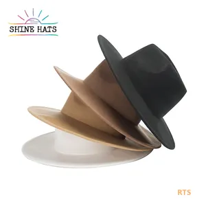 Shinehats OEM sombrero de fieltro男士帽子正式男士礼服帽子fedora