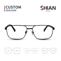 Monturas de Gafas Cuadradas Unisex de Lujo con Lentes de PC - Gafas Ópticas Ligeras Personalizables para Uso Diario