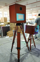 Vintage Leichtgewichtiger DSLR-Kamera-Drucker Fotoautomat Touchscreen iPad-Kompatibel