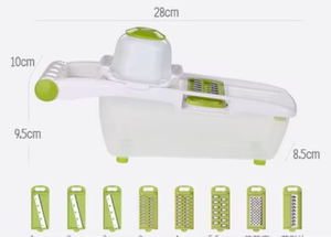 Wholesale High Quality Customized 5 Changeable Stainless Steel Blades Bpa Free <b>Vegetable</b> Slicer - Product Image 2