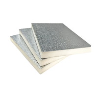 Panneau de conduit composite pré-isolé en mousse PU rigide et légère, assemblage facile, gaine en aluminium pour système de climatisation central d'hôtel
