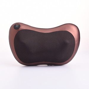 Shiatsu Neck &amp; <strong>Back</strong> <strong>Massager</strong> <strong>with</strong> <strong>Heat</strong> Brown Color Leather Material <strong>Massagers</strong> for Neck and <strong>Back</strong> - Product Image 2