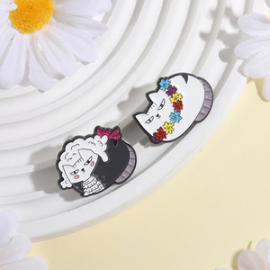 เข็มกลัดแมวตลก ขี้เล่น ทำจากโลหะผสม สำหรับงานปาร์ตี้สัตว์เลี้ยง ลายแมวทนายความ ตลกขบขัน - Product Image 6