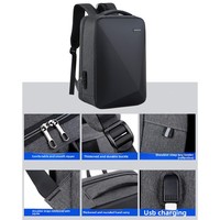 Sac à dos pour ordinateur portable antivol à coque rigide en gros, imperméable, tendance, intelligent, EAV, pour les voyages d'affaires