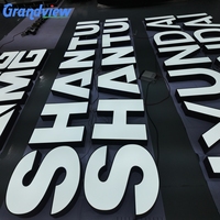Enseigne publicitaire LED en acrylique illuminée, logo lumineux personnalisé, enseigne de magasin, enseigne de bureau, enseigne extérieure, lettres en relief 3D, Letrero Luminoso