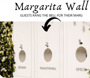 Decorazione per Matrimonio Primaverile, Sfondo Nuziale, Parete di Champagne e Margarita per Ospiti che Suonano il Campanello per la Propria Margarita - Product Image 3