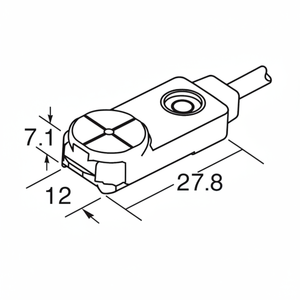Para Panasonic Sensor de proximidad inductivo de forma rectangular - Product Image 1