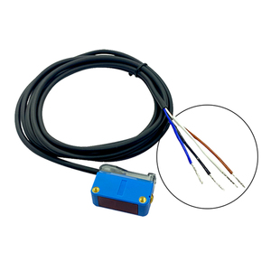 2m Detection Distance Background-inhibitory Type Photoelectric Sensor PNP NO NC 4 Wires Square Optical Photo Sensor Switch - Product Image 4