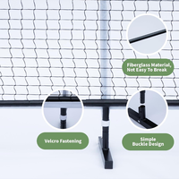 Jaring Pickleball Profesional Kelas Turnamen Gaya Resmi Kustom, Tugas Berat dengan Roda, Jaring Anak-Anak Kustom