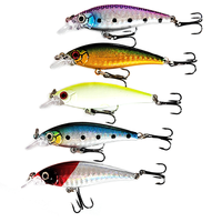 Leurre de pêche réaliste MISTER LURE 6.7g 75mm avec yeux 3D, action nageante, en plastique ABS, leurre dur coulant, type jerkbait, imitation de poisson-nageur