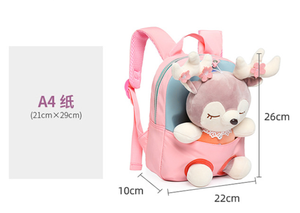 Zaino con Animale di Peluche all'Interno, Piccolo Zaino per Bambini di 3-4 Anni, Set Regalo Unisex per Ragazzi e Ragazze - Product Image 6
