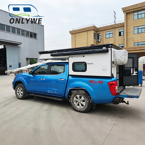 ONLYWE 3m*1.65m*2.04m <span class=keywords><strong>Camping</strong></span>-<span class=keywords><strong>car</strong></span> personnalisé <span class=keywords><strong>en</strong></span> aluminium à glisser sur pick-up, avec zone de repos et cuisine intégrée - Product Image 1