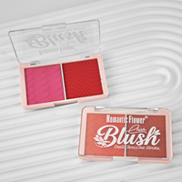 Vente chaude 2 couleurs étanche haute pigmentation finition naturelle mate fard à joues
