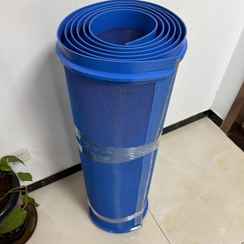 2x2mm 4x4mm Polyester Mesh Fabric Conveyor