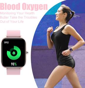 สมาร์ทวอทช์สำหรับผู้ชายและผู้หญิง ใช้งานร่วมกับ iPhone และ Android ได้ หน้าจอ 1.69 นิ้ว มาตรฐานกันน้ำ IP67 ฟังก์ชั่นโครโนกราฟสำหรับออกกำลังกาย ติดตามการออกกำลังกาย วัดอัตราการเต้นของหัวใจ/การนอนหลับ - Product Image 4