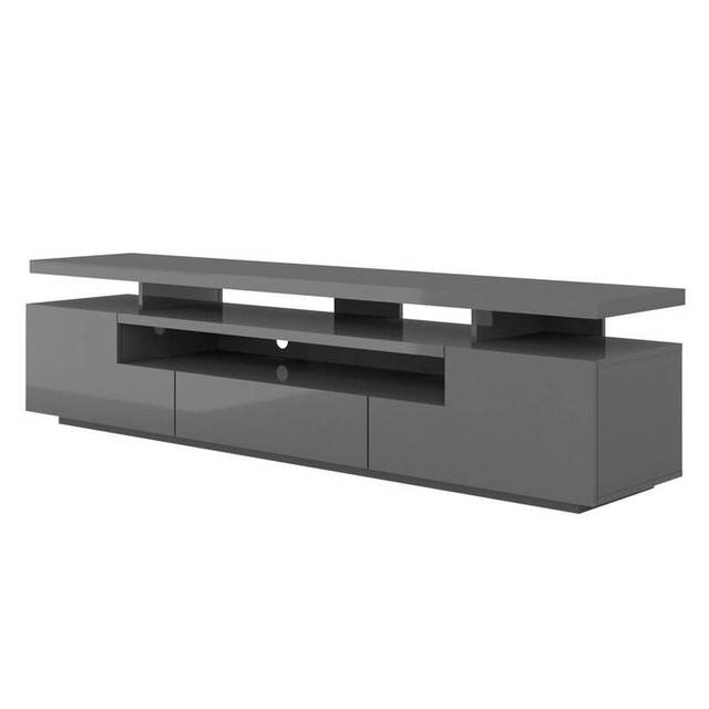 TV Stand for TVs up to 90'' TV Cabinet with LED Light Television Cabinet Living Room Furniture