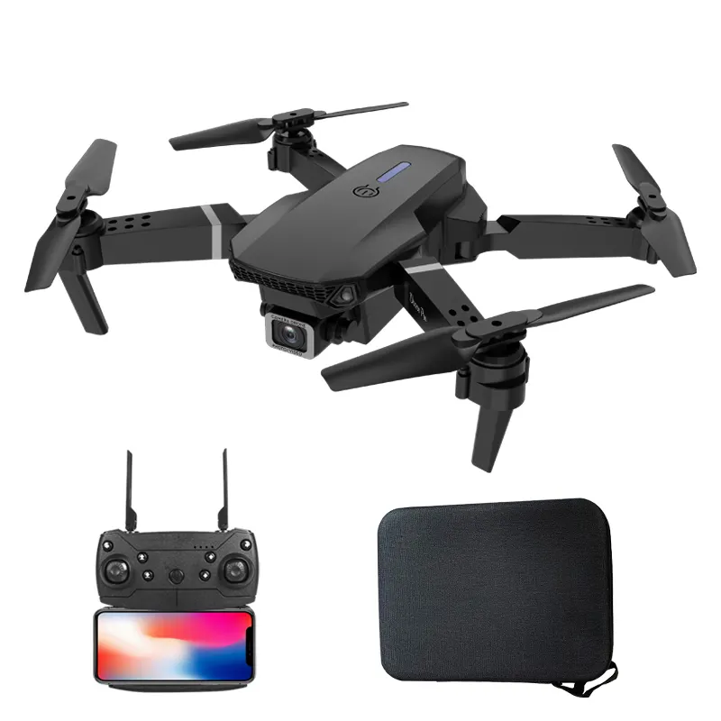 2023 aggiornamento E88 Pro E525 Drone con telecamera 4k HD drone grandangolare trasmissione in tempo reale droni principianti