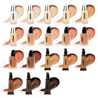 Fond de teint liquide matifiant OEM Cosmetics Makeup Soft Matte Foundation, crème fond de teint mate, contrôle du sébum, hydratant