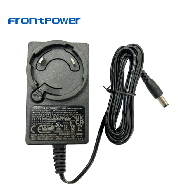 12V 2A DC Power Adapter with Detachable Plug (Plug In) PC Material UL62368 ETL1310 EN62368/61558 CE GS SAA PSE CCC KC Certs