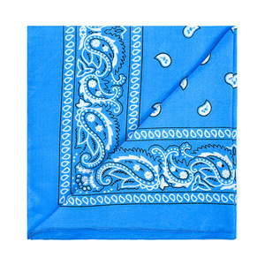 وشاح رأس فاخر من القطن 100٪ بملمس ناعم، وشاح مربع من الساتان للرقبة بتصميم البندانا مع طباعة مخصصة للنساء والفتيات - Product Image 3