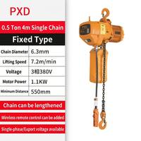 Palans à chaîne électriques de 500 kg (0,5 T) avec chariot motorisé 380 V pour pont roulant EOT, homologués CE