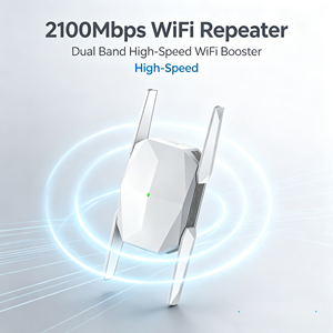 Repetidor WiFi de Doble Banda, Extensor de Rango de 2100Mbps, Amplificador de <span class=keywords><strong>Señal</strong></span> Inalámbrica de Largo Alcance con 4 Antenas Externas para el Hogar, OEM, ODM - Product Image 5