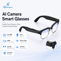 Kacamata Pintar W630 Ai dengan Kamera 8MP, Perekaman Video, Terjemahan Cerdas AI, Suara Surround, Panggilan BT, Transfer Wi-Fi