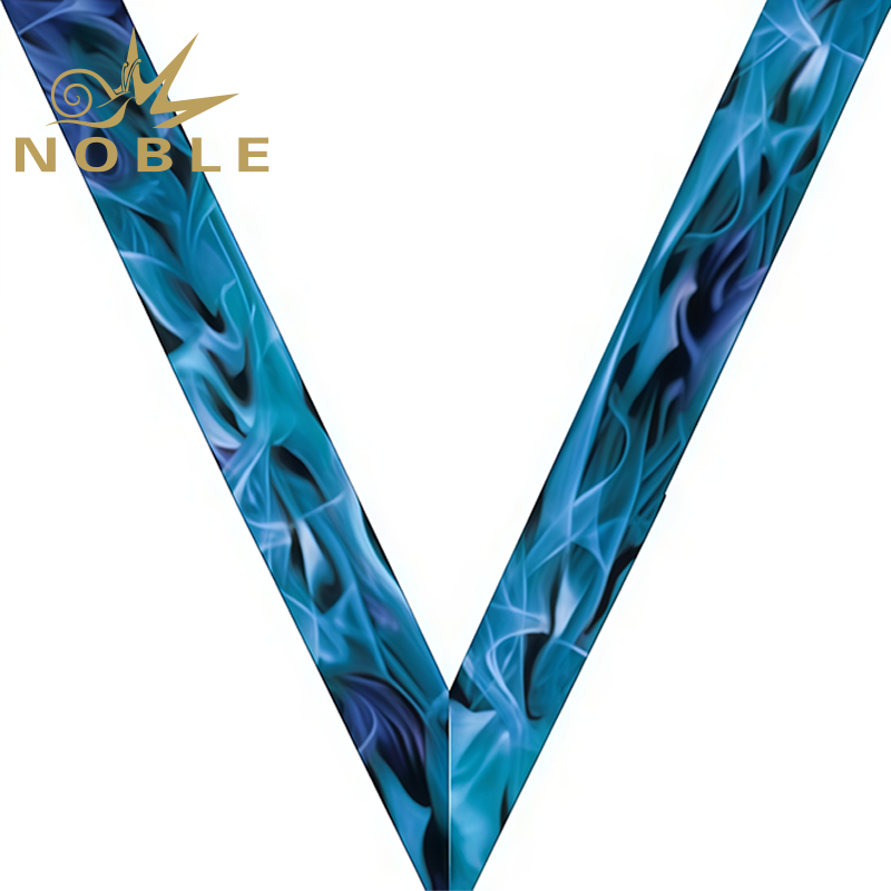 2025 Sateen Neck Ribbon Custom Champion Marathon Gymnastics Medal Ribbons Lanyards Image 4