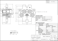 Connecteur de tiroir de haute qualité IP33 avec contact en cuivre, boîtier PBT, mâle/femelle, 120A 1000V, 6 puissances/2 signaux, automobile