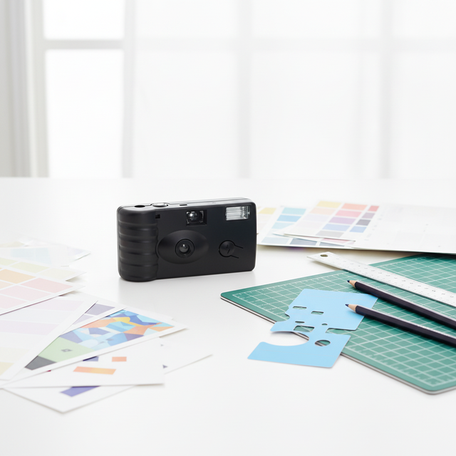 Custom Disposable Camera with Personalized Logo Design Preloaded 35mm Film for Wedding Party Travel Event Photography Gift