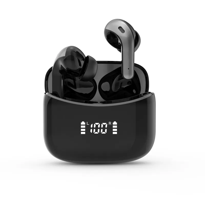 Earphone Tws X15 Penjualan Laris Earbud Nirkabel Anc dengan Tampilan Led Oem Odm Headphone Gaming