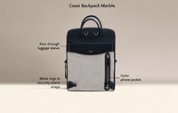Sac à dos pour ordinateur portable convertible en cuir personnalisé en toile avec sangle réglable multi-options de transport sac de voyage étanche pour femmes