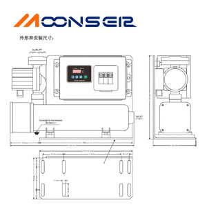 EHD3045 เครื่องทำความร้อนแบบหมุนเวียนน้ำสำหรับเครื่องกำเนิดไฟฟ้าดีเซล ชุดปั๊มอุ่นน้ำหล่อเย็นเบื้องต้น รุ่น 3090 - Product Image 3