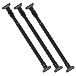 110-200cm Dünnrohr-Dusch stangen mit einziehbarem Vorhang Kostenlose Stanz kleidung Trocknen Ausziehbare Vorhangs tange - Product Image 6