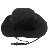 Sombrero Boonie Táctico de Camuflaje para Hombre, Sombrero de Pesca Safari de Ala Ancha, Gorra Deportiva Plegable para Escalada, Caza y Tiro