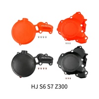 Kit de protection moteur CQJB : Cache d'embrayage et cache magnéto pour motos tout-terrain Hengjian Z300 S6 S7