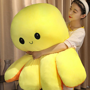 Juguete de peluche de pulpo Reversible de alta calidad, Animal de peluche con tapa emocional Unisex para ocasiones de cumpleaños, venta al por mayor de fábrica - Product Image 2