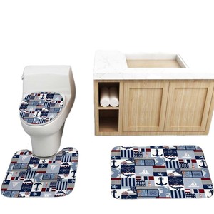 Rideau de Douche en Polyester Imprimé Numérique Motif Vie Marine, Imperméable, Personnalisable, Ensemble de Rideaux de Douche, Vente en Gros - Product Image 5
