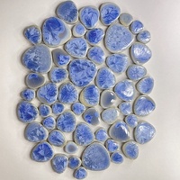 500g Ubin Mosaik Keramik Potongan Mosaik Rusak Ubin Mosaik Tidak Beraturan Grosir Gaya Cina Perlengkapan Keramik Cina untuk Vas DIY