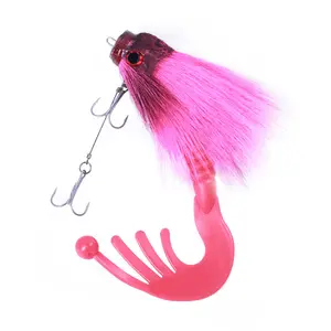 LETOYO Big Saltwater Artificial Mouse Rat Shape Bait Fishing Bait Swimbait Soft Fly Fishing for Pike Bass Fishing