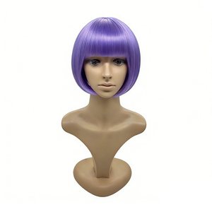 <span class=keywords><strong>Perruque</strong></span> Synthétique Humaine <span class=keywords><strong>Pas</strong></span> Chère Prix Usine Mode Adulte <span class=keywords><strong>Halloween</strong></span> Perruques Drôles Colorées Accessoires de Fête <span class=keywords><strong>Perruque</strong></span> Courte BOB - Product Image 1