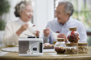 Radio cassette 2 bandes, lecteur de cassettes à l'ancienne, enregistreur radio nostalgique avec fonction d'inversion automatique - Product Image 6