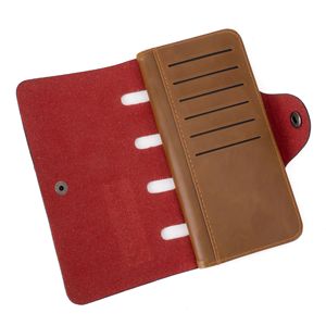 Baeillerry Men's Leather <b>Wallet</b> Tri-Fold Multi-Card <b>Holder</b> Embossed Design Everyday Use - Product Image 2