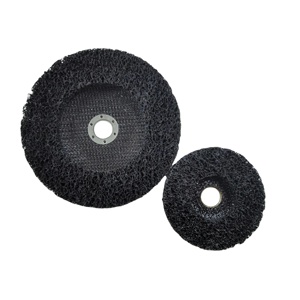 180X22mm Noir Quick Clean Disc Strip Poly disc Meuleuse d'angle Clean & strip disc pour enlever la peinture, l'huile, le bois, le revêtement, le béton - Product Image 1